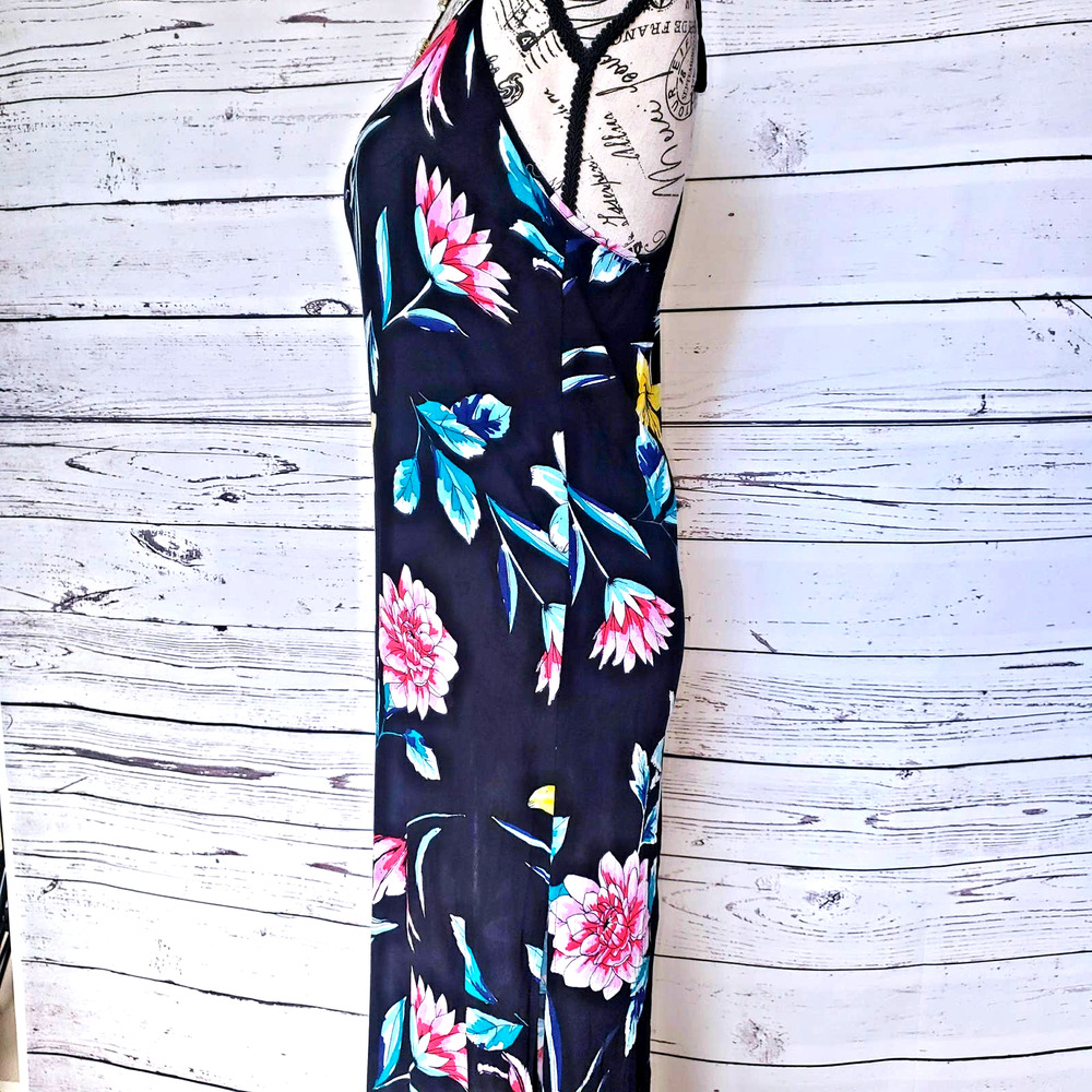 FOREVER21 Tropical Floral Cami Maxi Dress | Small - Picture 3 of 14
